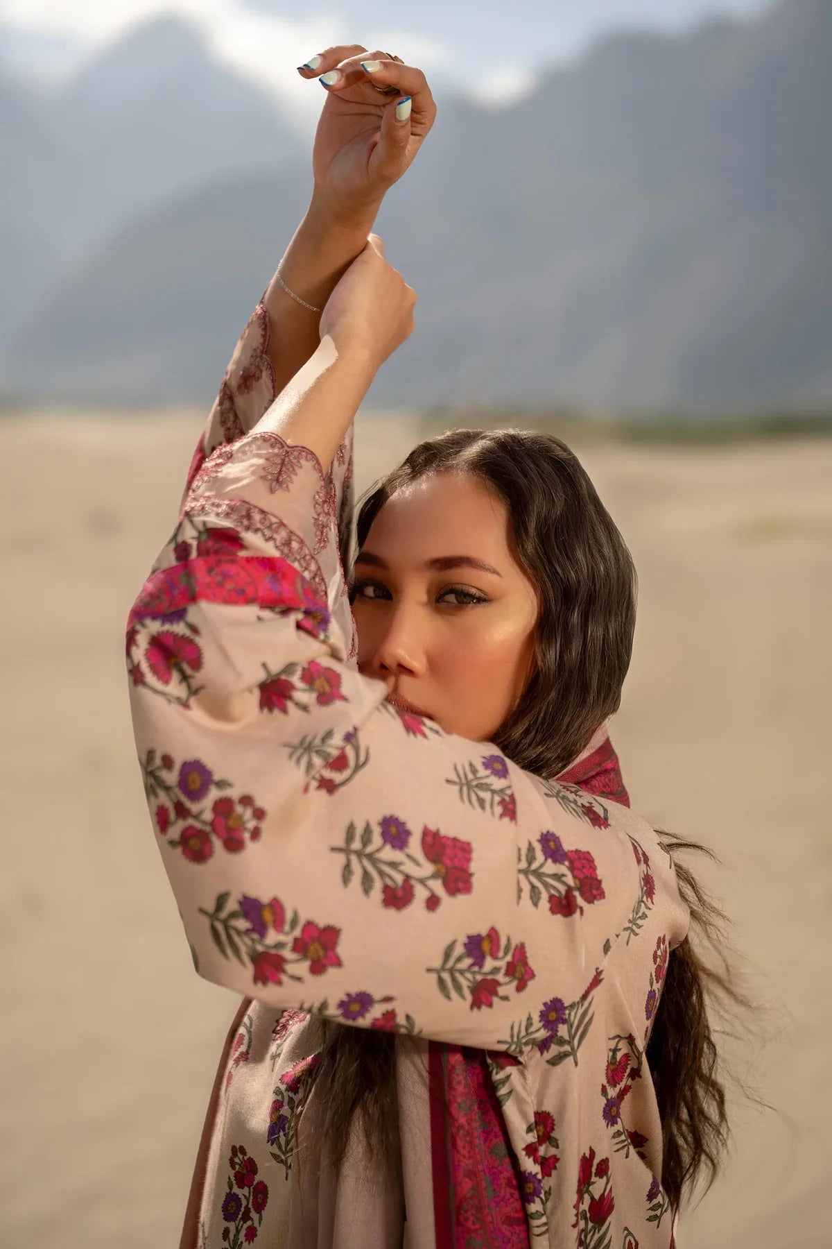 MARIA.B KHADDAR KH-02 BEIGE
