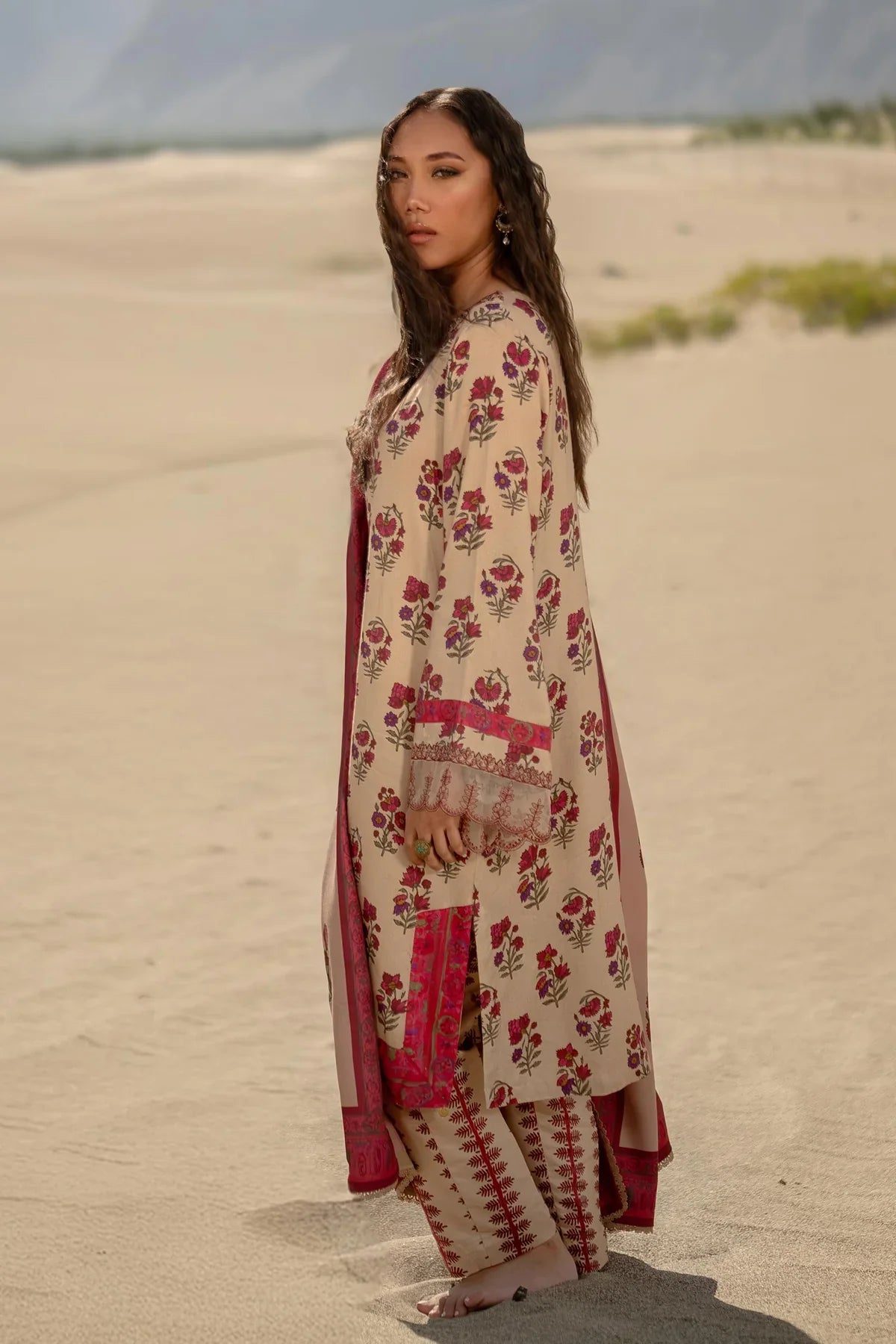 MARIA.B KHADDAR KH-02 BEIGE