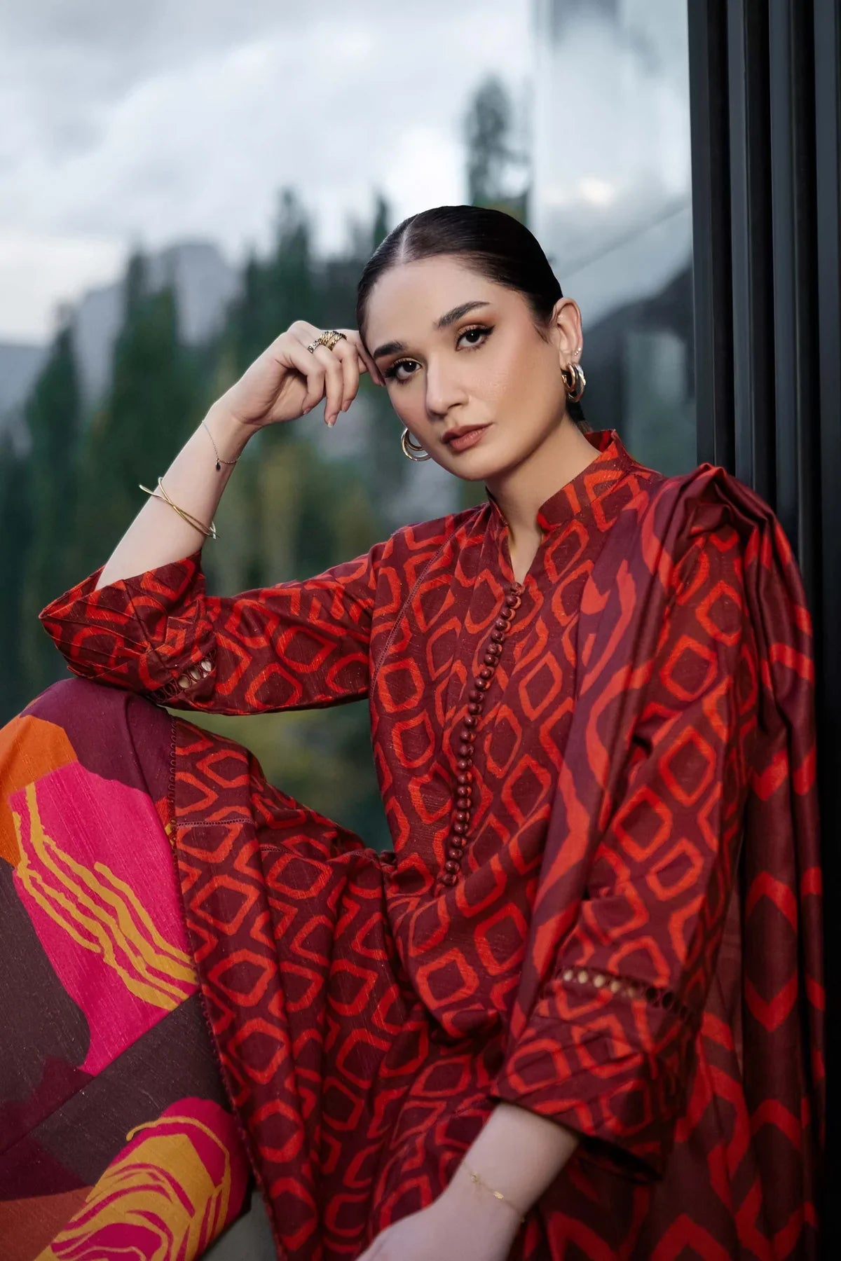 KHADDAR PRINT 3 PC UNSTICHED KH-506B