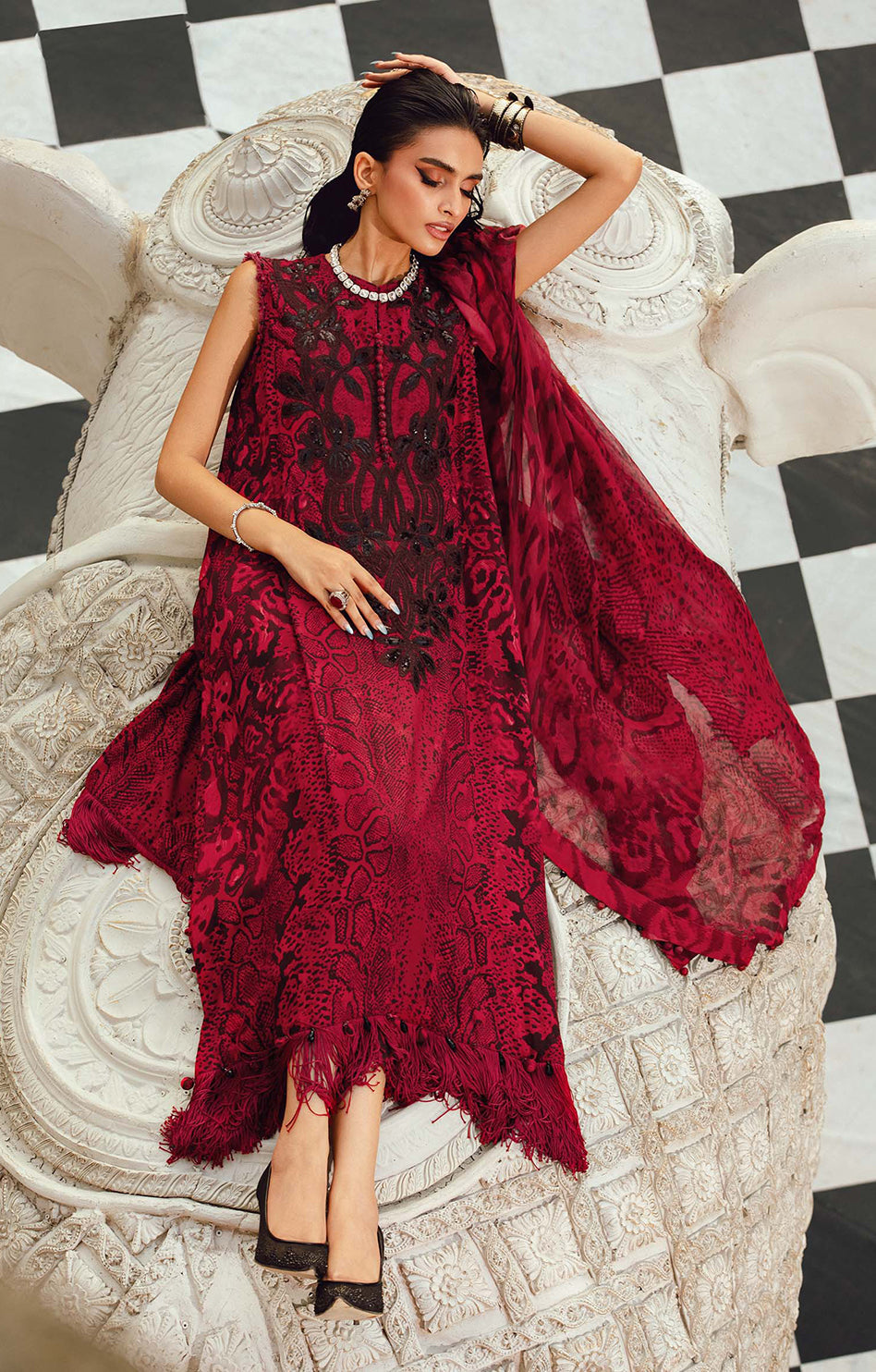 MARIA.B SILK PRINT MPT-2702-A