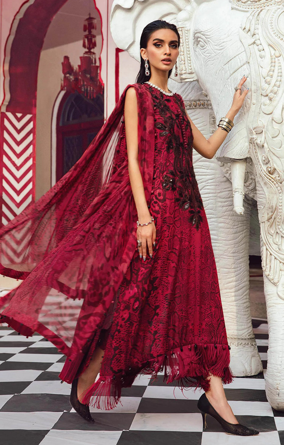 MARIA.B SILK PRINT MPT-2702-A