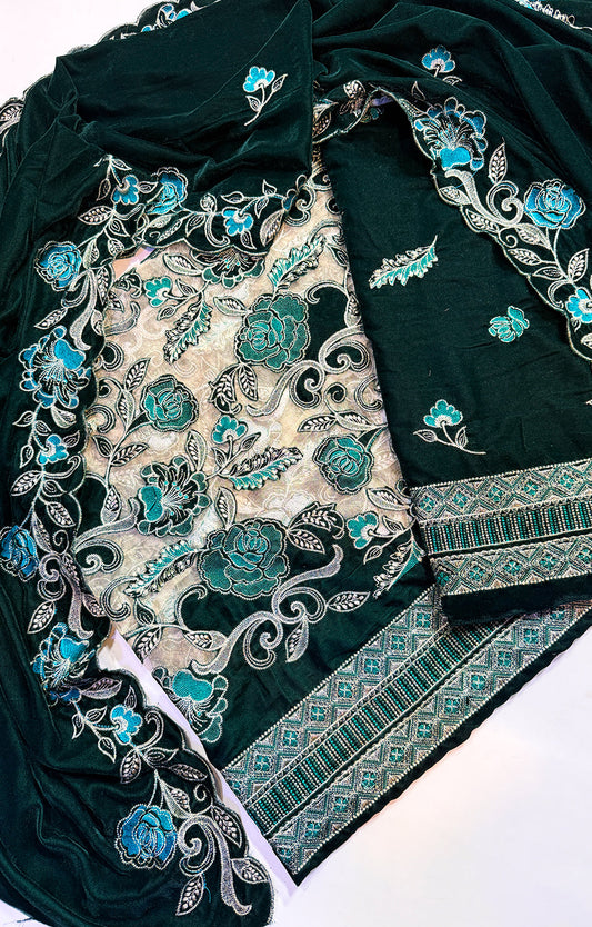 HUSSAIN REHAR 05 VELVET CUTWORK