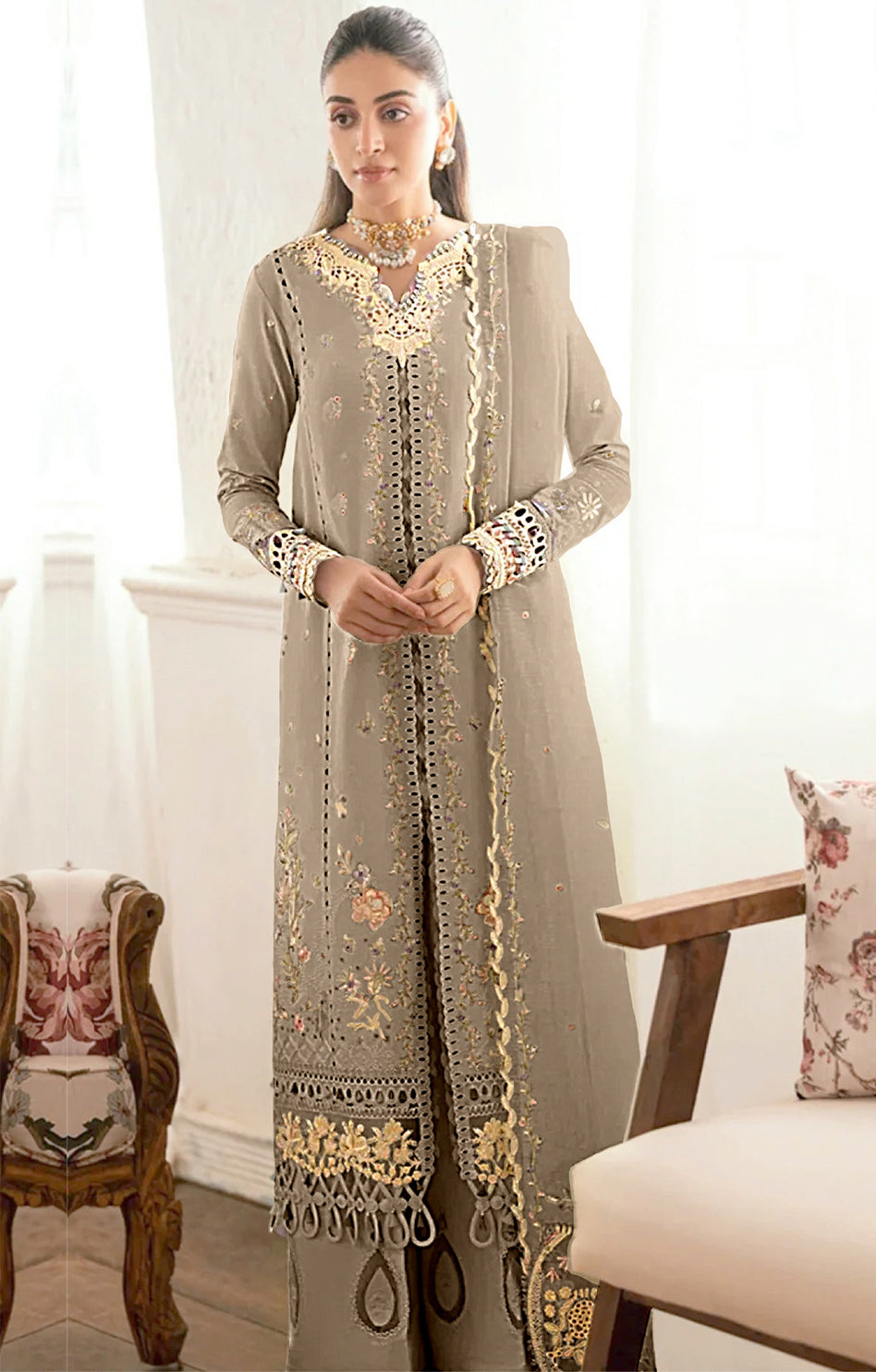 QALAMKAR LAWN SB-08